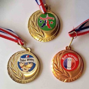 Gold, Silver, Bronze medal